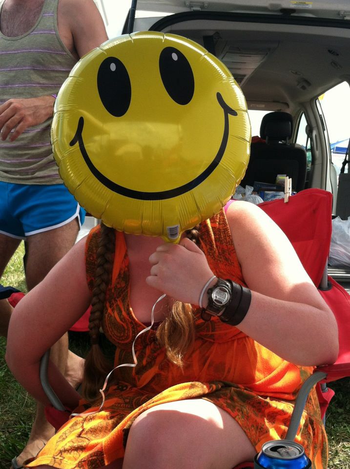 Happy face at camp.